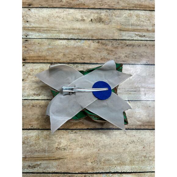 Lilly Reese Bowtique 4" Noel Burlap Christmas Wreath Bow - Picture 3 of 3